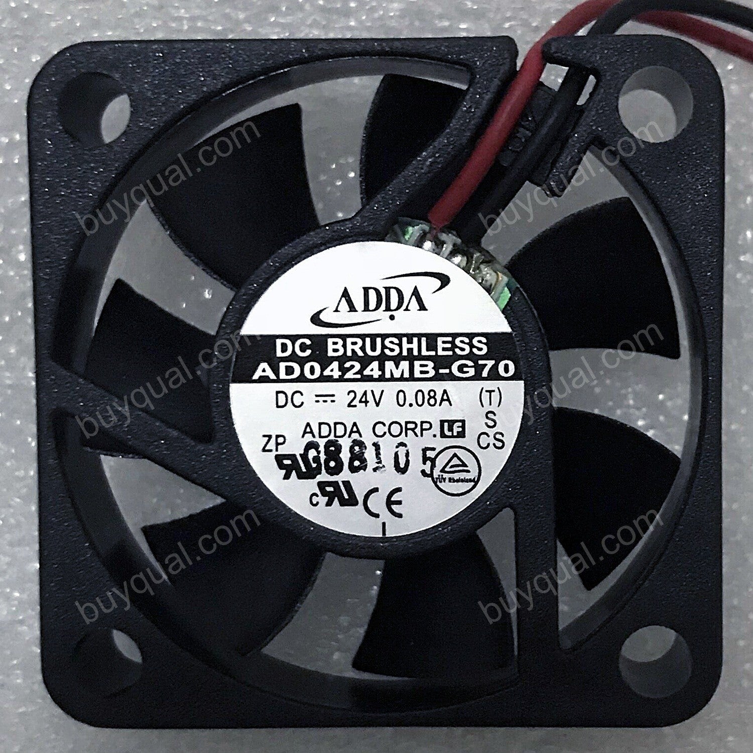 ADDA AD0424MB-G70 24V 0.08A 2wires Cooling Fan ADDA AD0424MB-G70 24V 0.08A 2wires Cooling Fan